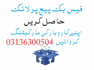 Buy Real Facebook Page Likes From All Pakistan