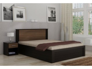 Double Tone Modern Design King / Queen / Single Bed with side tables