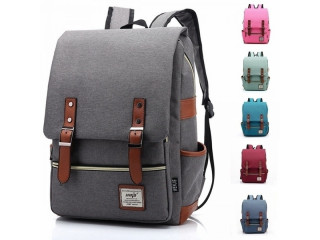 Men and Women Vintage Casual Canvas Backpack