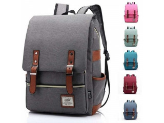 Vintage Casual Canvas Backpack Travel Bag