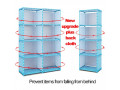 double-row-10-grid-simple-bookshelf-nonwoven-fabric-small-3