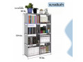 double-row-10-grid-simple-bookshelf-nonwoven-fabric-small-1