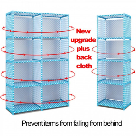 double-row-10-grid-simple-bookshelf-nonwoven-fabric-big-3