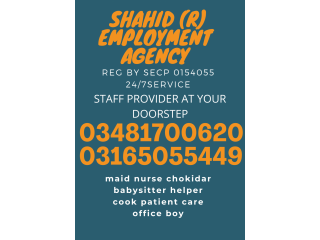 Maid and domestic staff providers