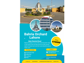 Bahria Orchard Lahore