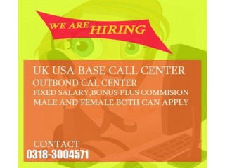 We are required staff for call Center in Lahore only