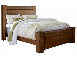 Wooden double cot