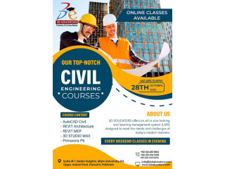 Best Mechanical & Civil Engineering Training in Your Town!