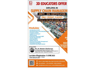 IMRTC USA Accredited Diploma in Supply Chain Management offered by 3D Educators