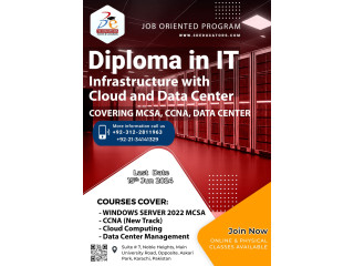 Diploma In IT Infrastructure With Data Center Covering :