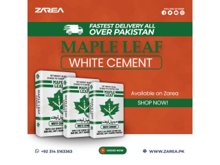 MAPLE LEAF White Cement Available on Zarea