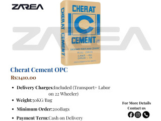 Cherat Cement Available on Zarea