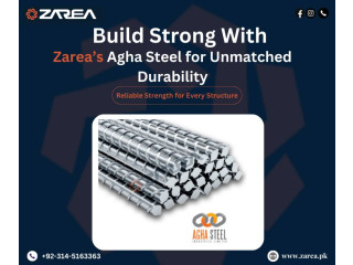 Agha Steel Available on Zarea