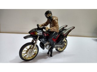 Or motorcycle model  metal or plastic body  masked rider