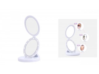 Eclipse Large LED Travel Foldable Mirror